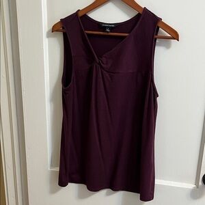 41 Hawthorn Burgundy Twist Tank Top